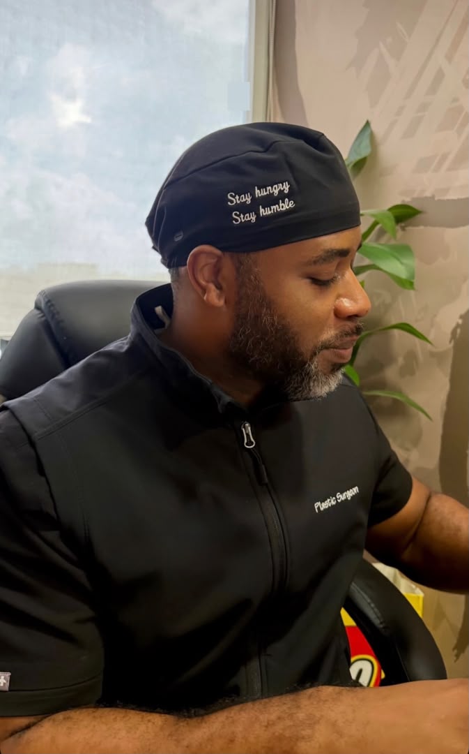 Dr. Clifton in clinic attire
